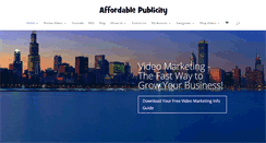 Desktop Screenshot of affordablepublicity.com